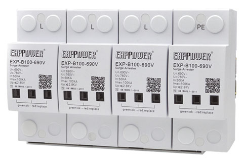 EXP-B100/690/3P+1P光伏系统浪涌保护器